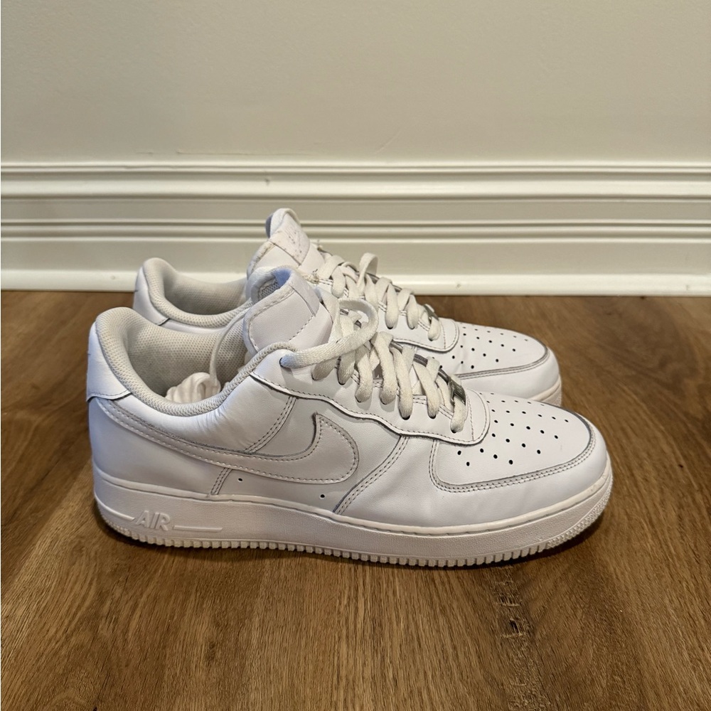 Pre Owned Nike Air Force 1 One Low White Size 12